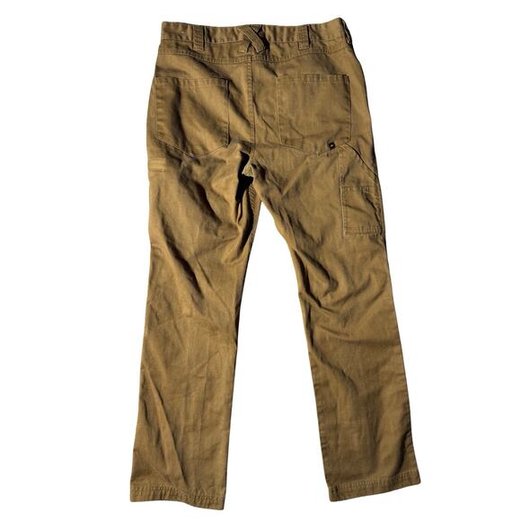Caterpillar CAT Men’s Work Pants 34x32 Brown Canvas Utility Carpenter Straight - Picture 3 of 8